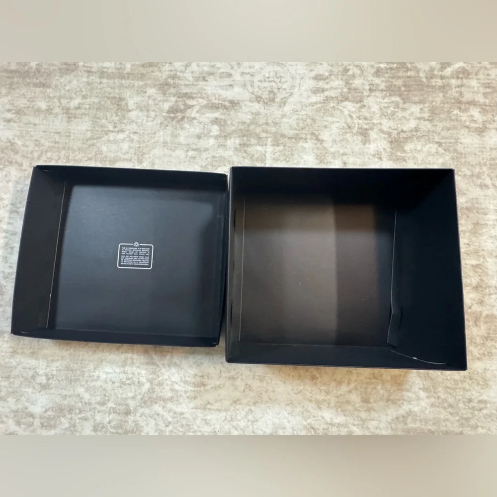 Coach Black Gift Box Large Storage Display Case 12x9x4‎ Logo